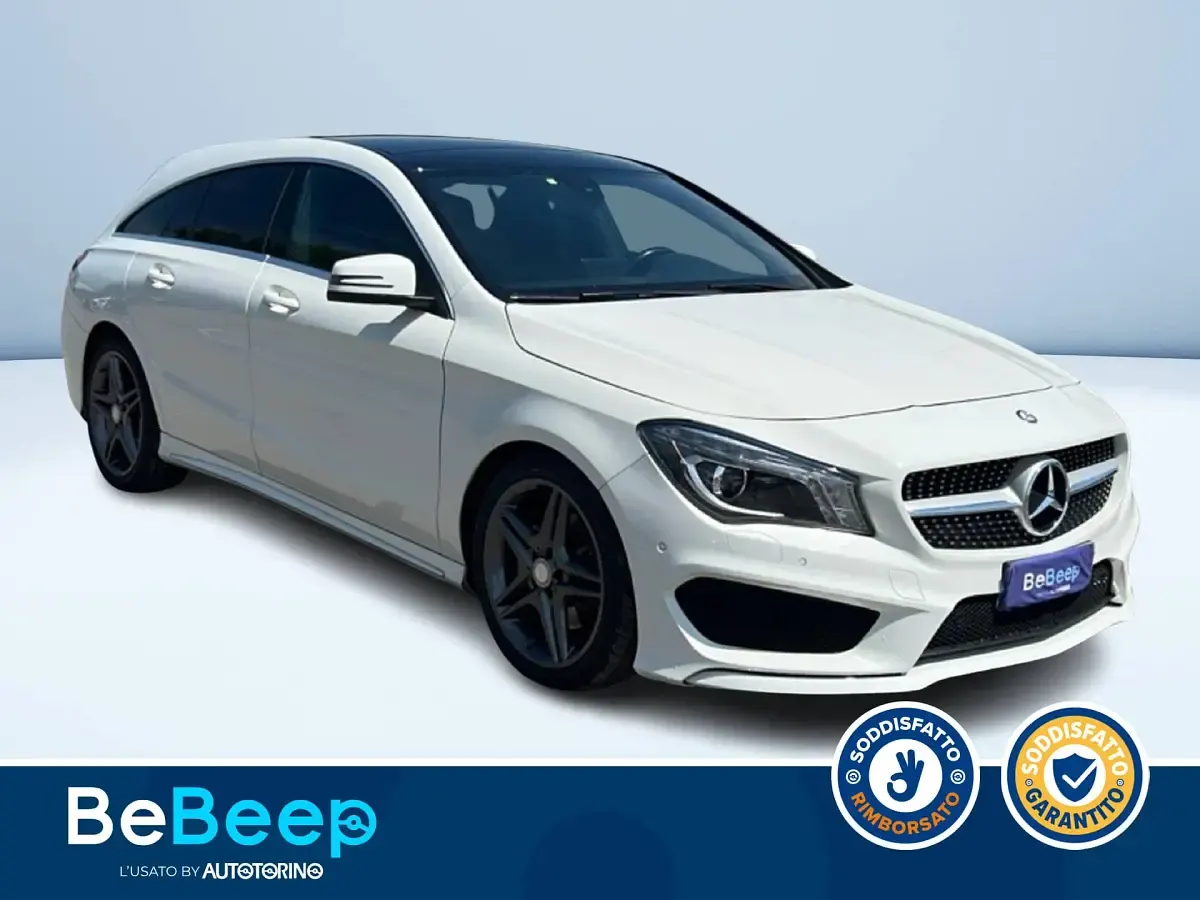 Usata Mercedes CLA220 Shooting Brake Premium 177 CV (130 kW) 2016 Bianco pastello Station wagon
