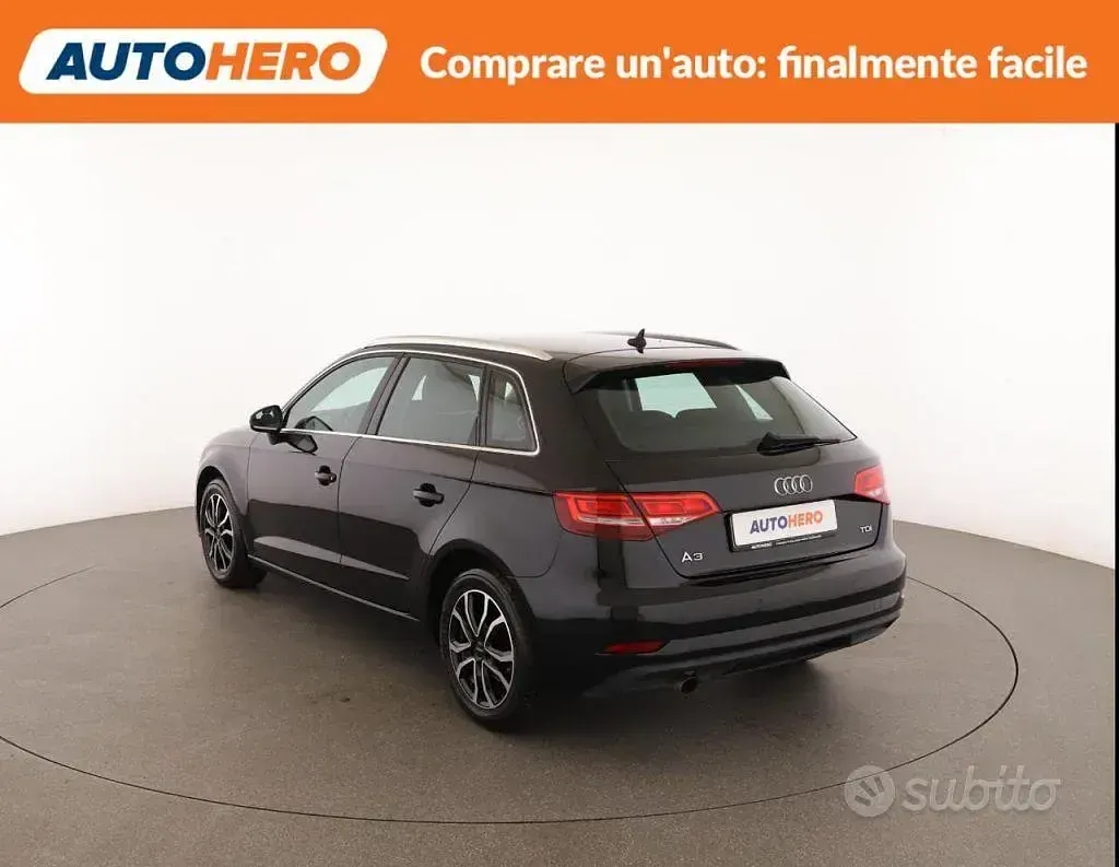 Usata Audi A3 116 CV (85 kW) 2017 Nero Berlina