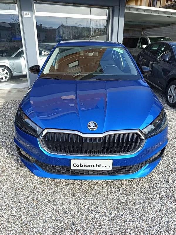 Usata Skoda Fabia 95 CV (69 kW) 2025 Blu race metallizzato Utilitaria