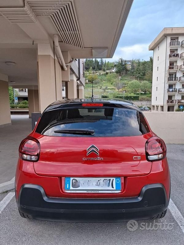 Usata Citroën C3 PureTech 83 CV (61 kW) 2023 Rosso Utilitaria