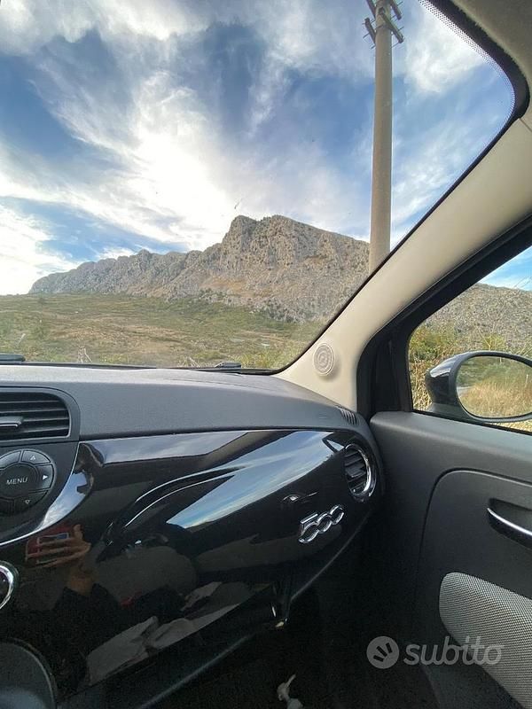 Usata Fiat 500 Lounge 69 CV (50 kW) 2013 Nero Utilitaria