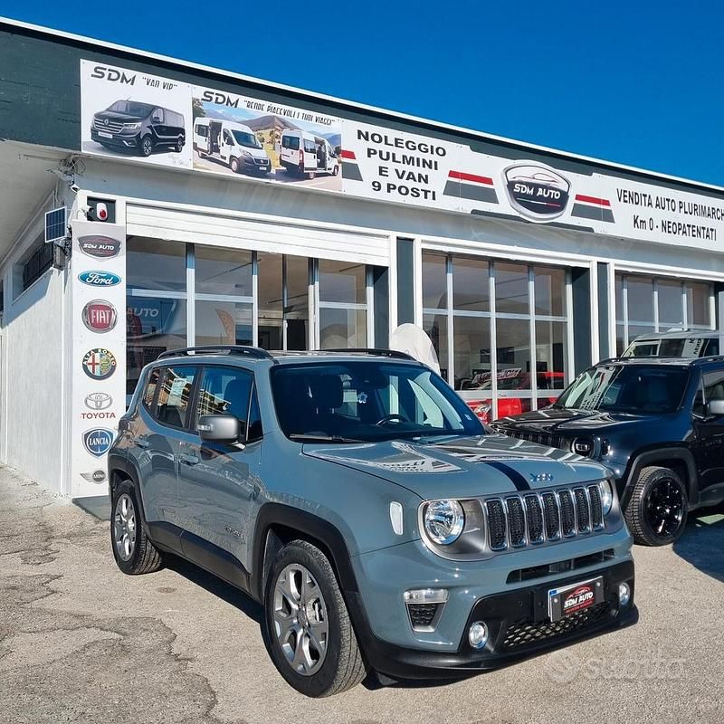 Usata Jeep Renegade Limited 120 CV (88 kW) 2019 Blu SUV