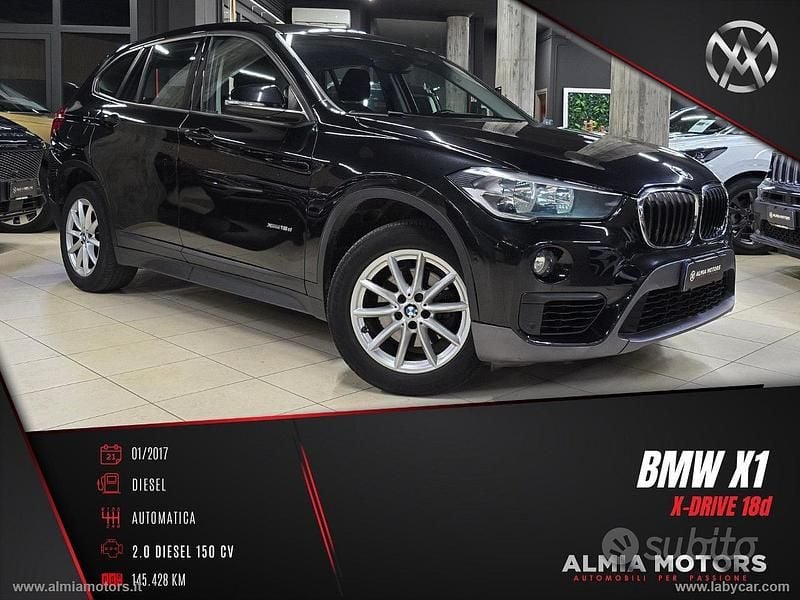 Usata BMW X1 Comfort Edition 150 CV (110 kW) 2017 Nero SUV
