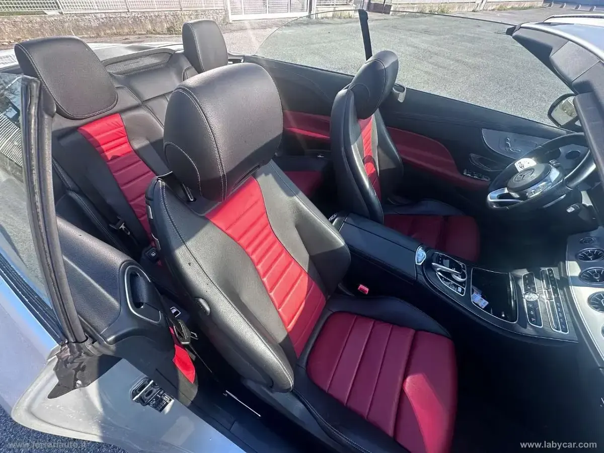 Usata Mercedes E220 Premium Plus 194 CV (142 kW) 2020 Grigio Cabrio