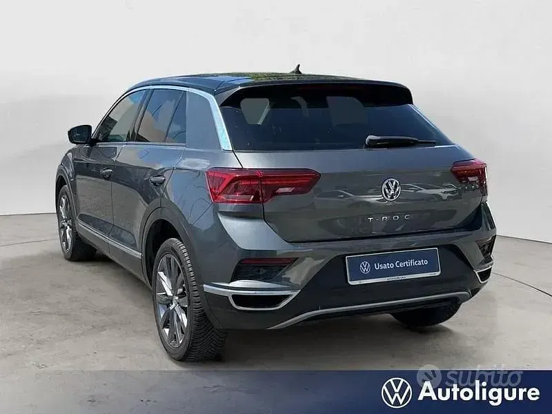 Usata VW T-Roc Advance 116 CV (85 kW) 2019 Grigio SUV