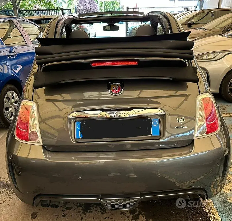 Usata Abarth 595C Turismo 160 CV (117 kW) 2016 Grigio Cabrio