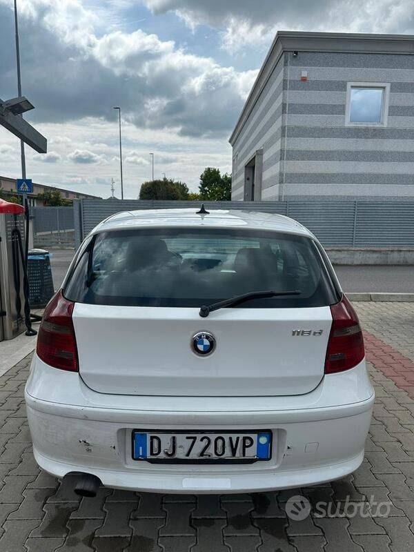 Usata BMW 118 2007 Bianco Utilitaria