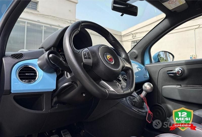 Usata Abarth 595 Turismo 160 CV (117 kW) 2015 Blu Utilitaria