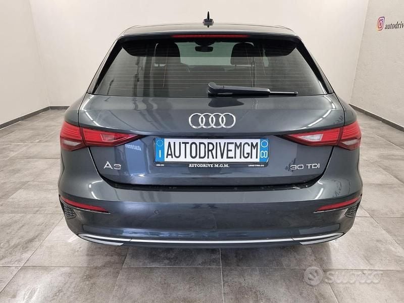 Usata Audi A3 Advanced 116 CV (85 kW) 2021 Grigio Berlina