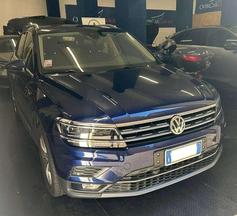 Usata VW Tiguan Advance 150 CV (110 kW) 2019 Blu/azzurro SUV