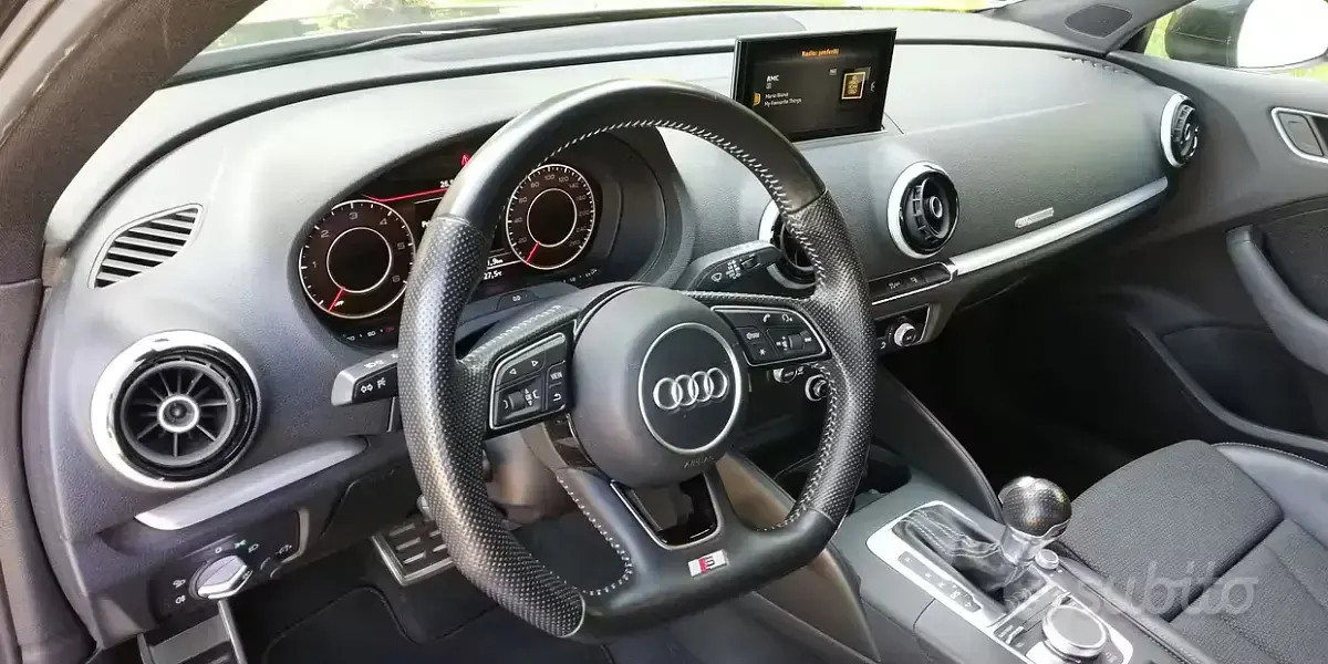 Usata Audi A3 S-Line 150 CV (110 kW) 2016 Grigio Berlina