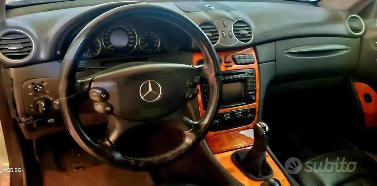 Usata Mercedes CLK200 2003 Grigio Cabrio