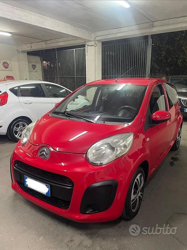 Usata Citroën C1 Seduction 67 CV (49 kW) 2013 Rosso Utilitaria