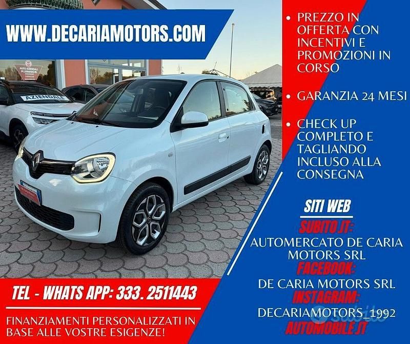 Usata Renault Twingo Intens 65 CV (47 kW) 2020 Bianco Utilitaria