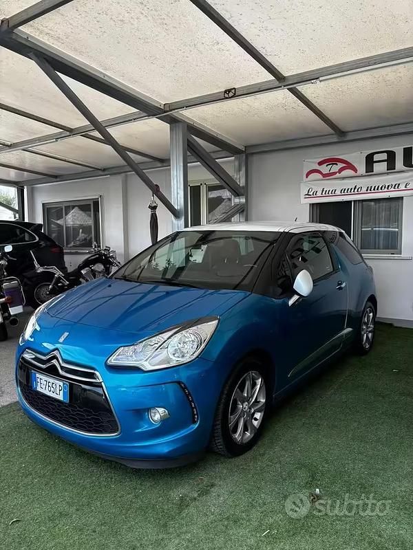 Usata Citroën DS3 Sport Chic 75 CV (55 kW) 2016 Blu Utilitaria