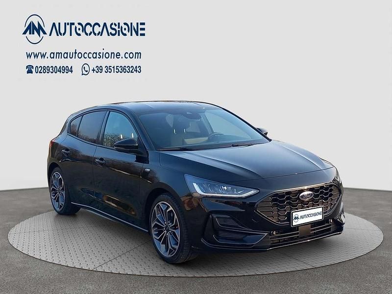 Usata Ford Focus ST-Line X 125 CV (91 kW) 2023 Nero Berlina