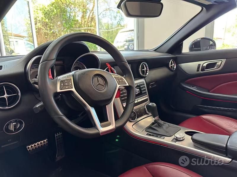 Usata Mercedes SLK200 Premium 184 CV (135 kW) 2013 Nero Cabrio