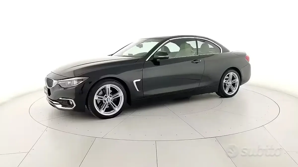 Usata BMW 420 Luxury Line 190 CV (139 kW) 2019 Nero Cabrio