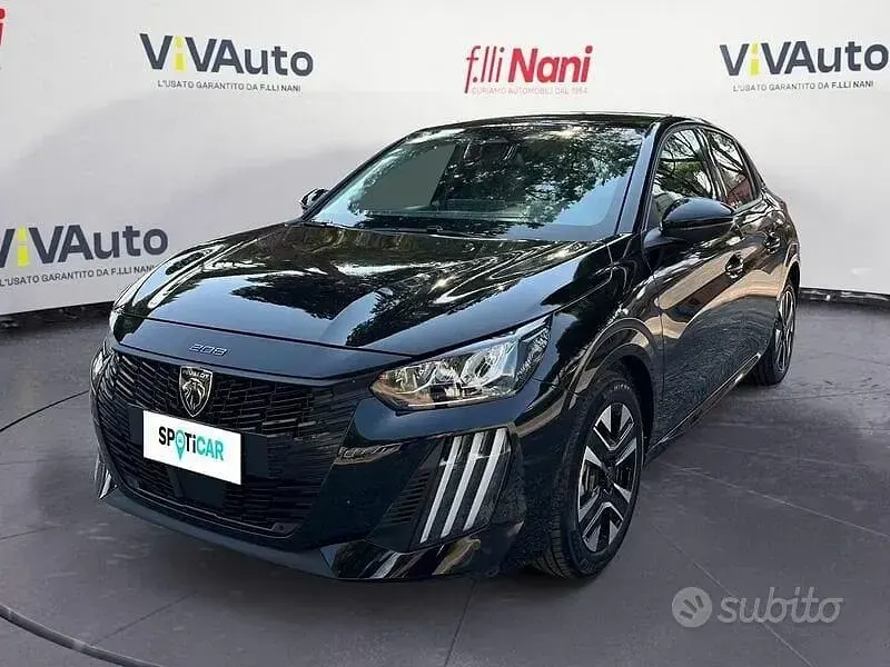 Nuova Peugeot 208 Allure Turbo 100 CV (73 kW) 2026 Nero Utilitaria