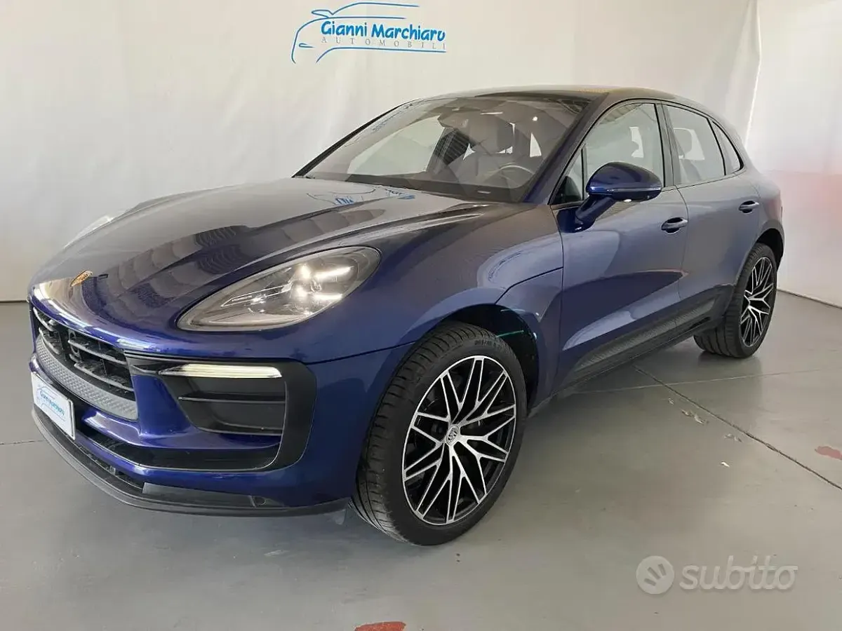 Usata Porsche Macan Sport 265 CV (194 kW) 2022 Blu SUV