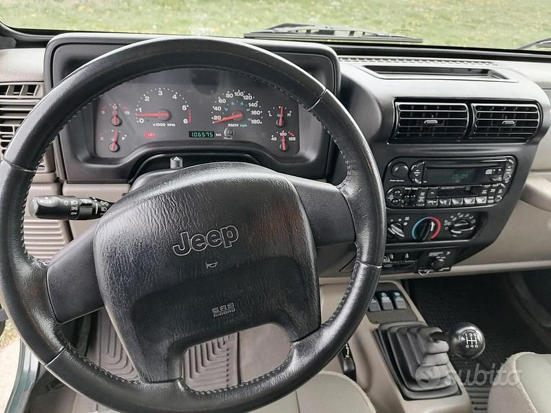 Usata Jeep Wrangler Sahara 2003 Verde SUV