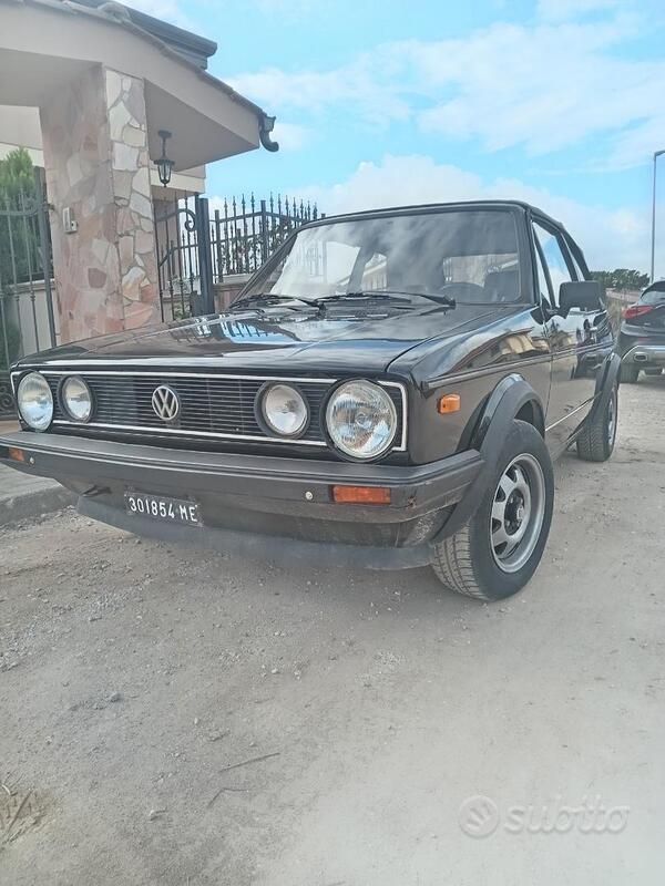 Nero Usata 1982 VW Golf Cabriolet Cabrio | 6000 € - Immagine 1/4