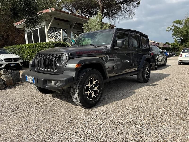 Grigio Usata 2021 Jeep Wrangler Unlimited Rubicon SUV | 47.900 € (Ottimo prezzo) - Immagine 1/4