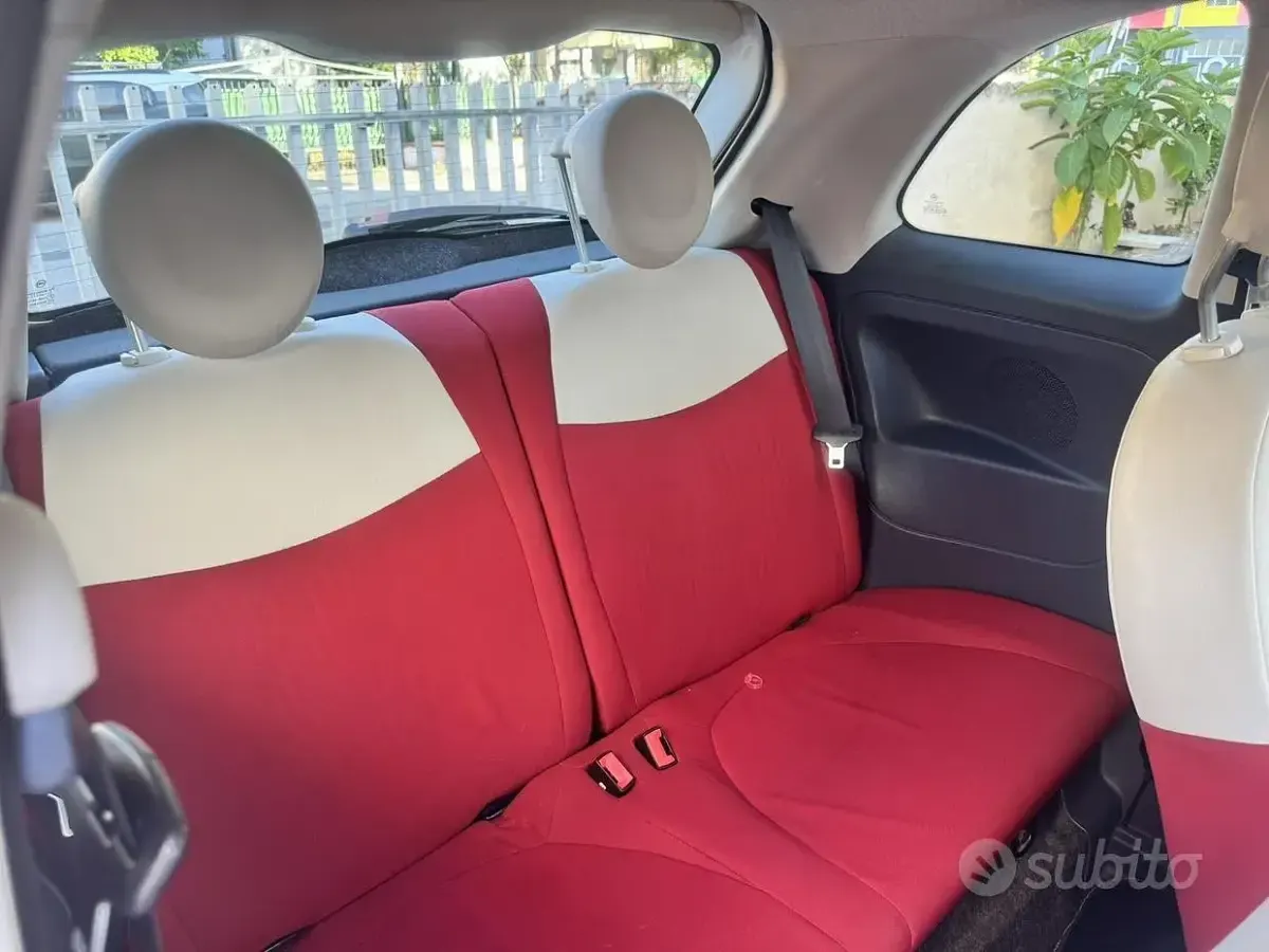 Usata Fiat 500 75 CV (55 kW) 2011 Bianco Utilitaria