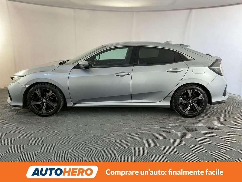 Usata Honda Civic Elegance 130 CV (95 kW) 2017 Argento Berlina