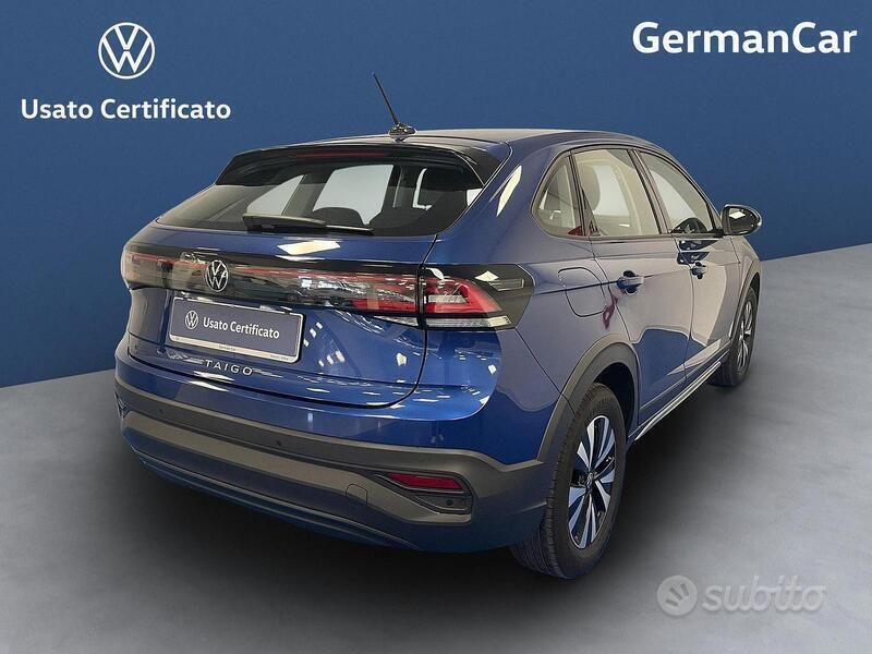 Usata VW Taigo Life 110 CV (80 kW) 2022 Blu/azzurro SUV