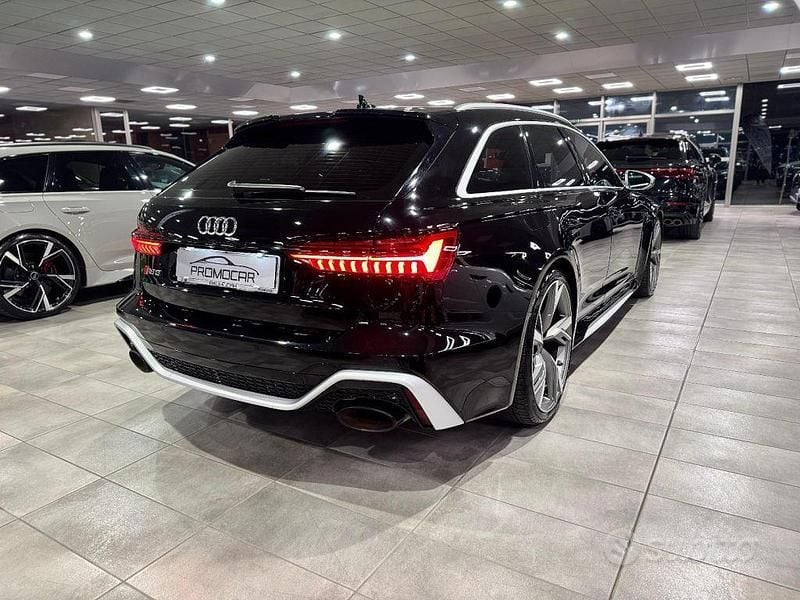 Usata Audi RS6 S-Line 600 CV (441 kW) 2020 Nero Station wagon