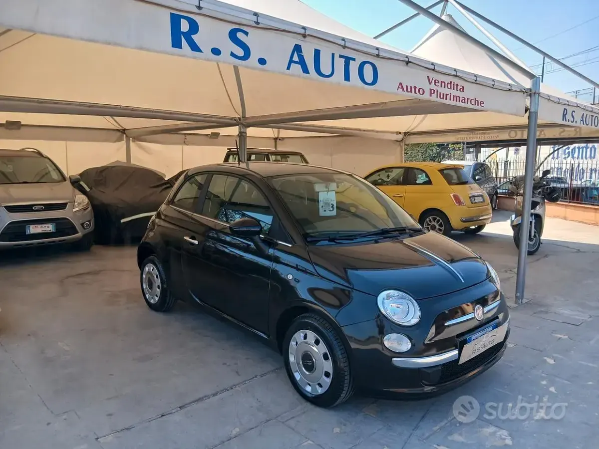 Usata Fiat 500 69 CV (50 kW) 2014 Blu Berlina