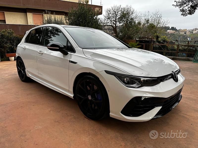 Usata VW Golf VIII R 315 CV (231 kW) 2022 Bianco Berlina