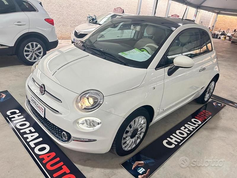Usata Fiat 500 Lounge 69 CV (50 kW) 2019 Bianco Utilitaria