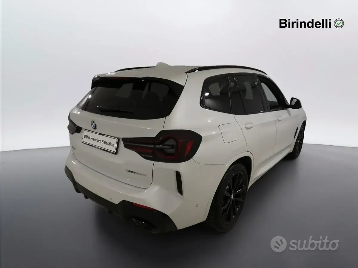Usata BMW X3 M Sport 190 CV (139 kW) 2023 Mineral white metallizzato SUV