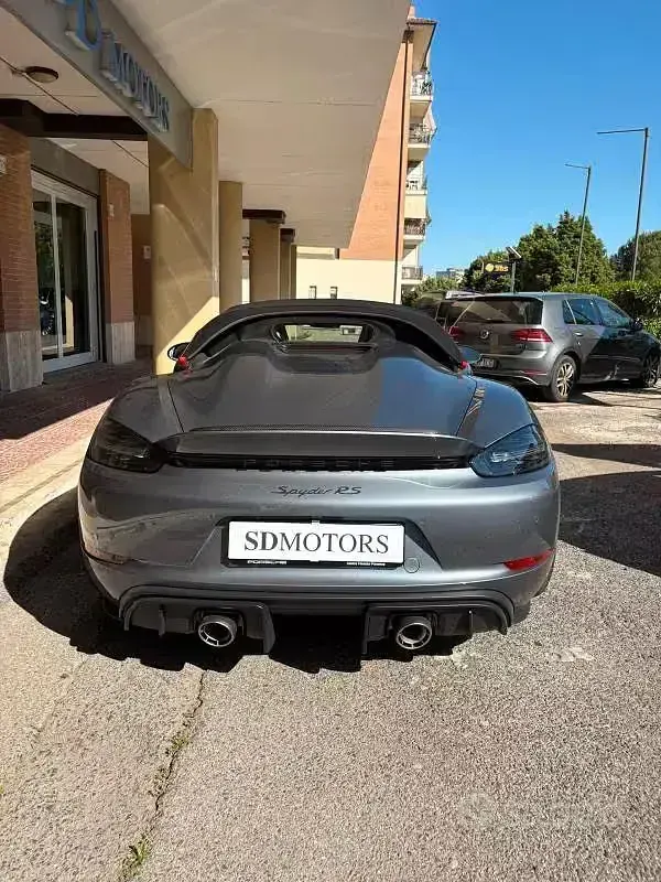 Nuova Porsche 718 Spyder RS 500 CV (367 kW) 2025 Grigio Cabrio