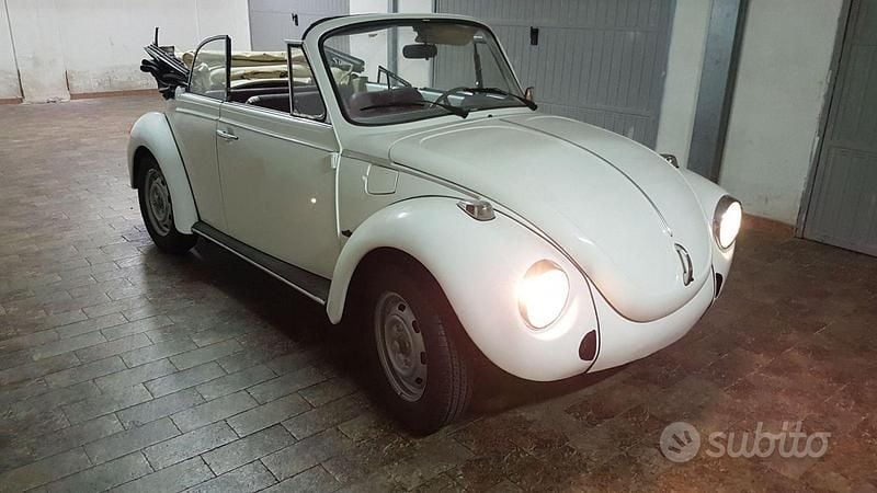 Usata VW Käfer Karmann 1970 Bianco Cabrio