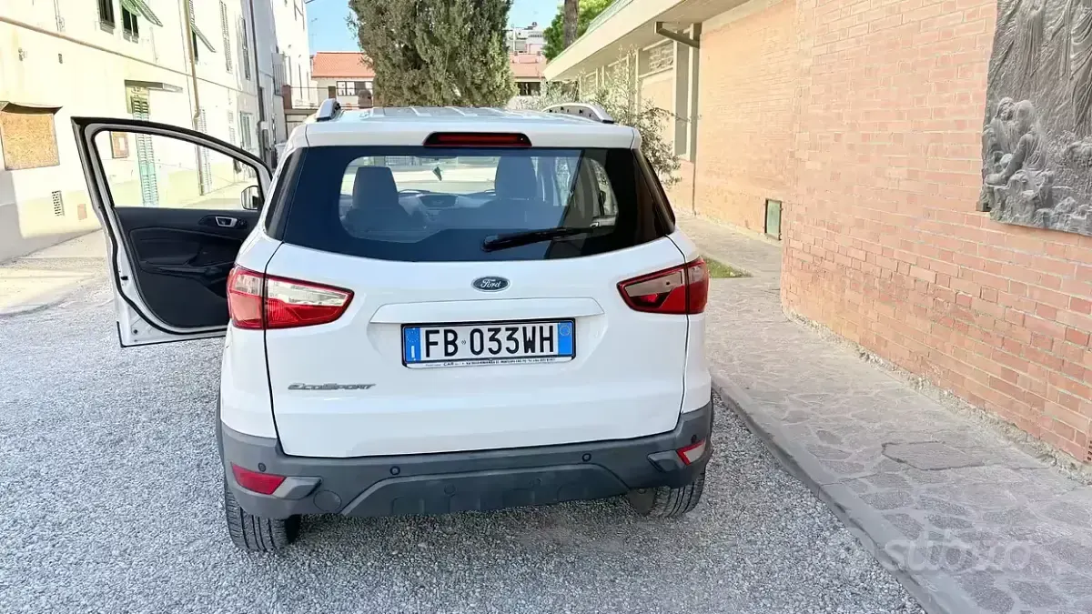 Usata Ford Ecosport 90 CV (66 kW) 2015 Bianco SUV