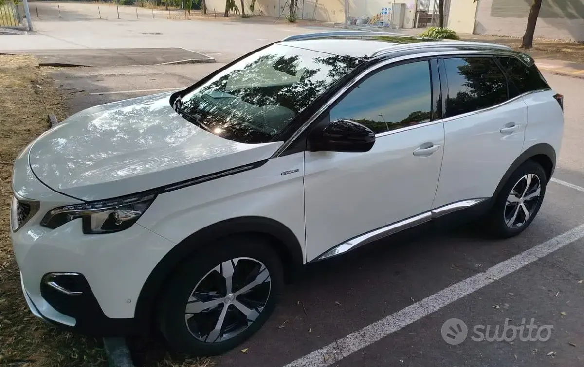 Usata Peugeot 3008 GT-line 150 CV (110 kW) 2017 Bianco SUV