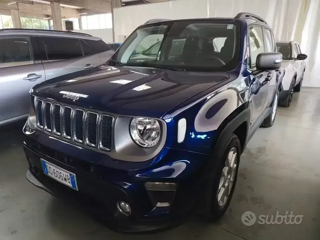Usata Jeep Renegade Limited 131 CV (96 kW) 2021 Blu SUV