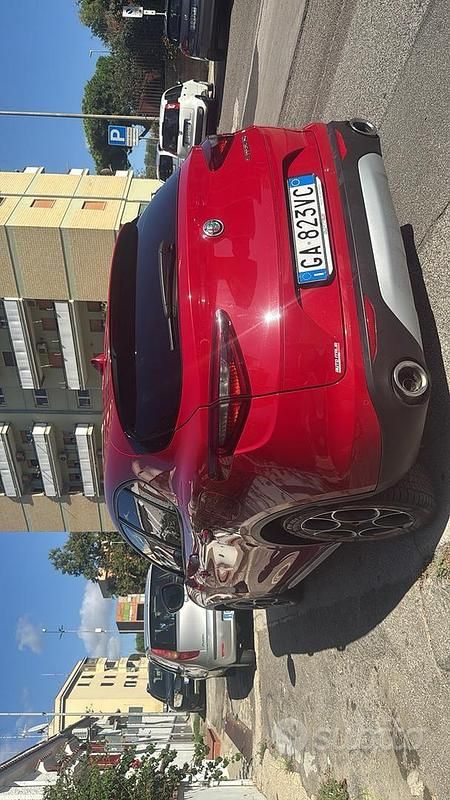 Usata Alfa Romeo Stelvio Business 160 CV (117 kW) 2020 Rosso SUV