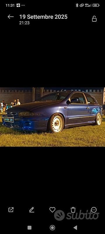 Usata Fiat Bravo 147 CV (108 kW) 1996 Blu Utilitaria