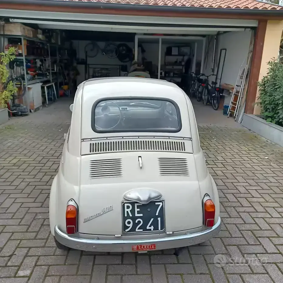 Usata Fiat 500 1960 Grigio Utilitaria