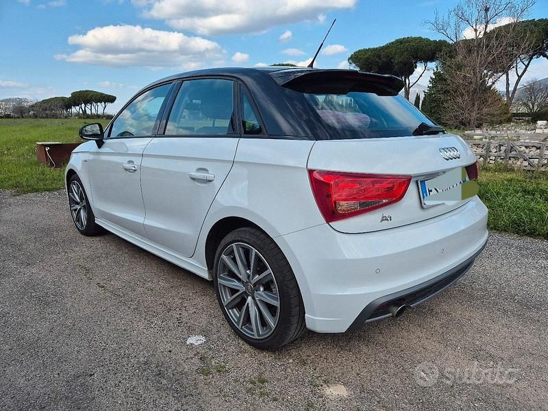 Usata Audi A1 S-Line 90 CV (66 kW) 2013 Bianco Utilitaria