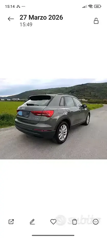 Usata Audi Q3 Advanced 150 CV (110 kW) 2019 Grigio SUV
