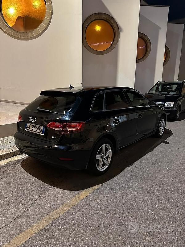 Usata Audi A3 116 CV (85 kW) 2017 Nero Berlina