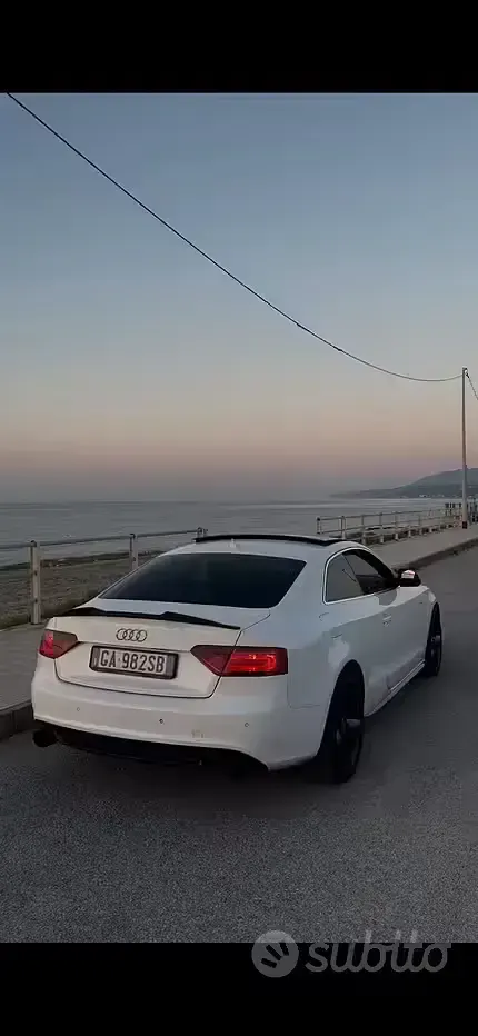 Usata Audi A5 S-Line 190 CV (139 kW) 2008 Bianco Coupé