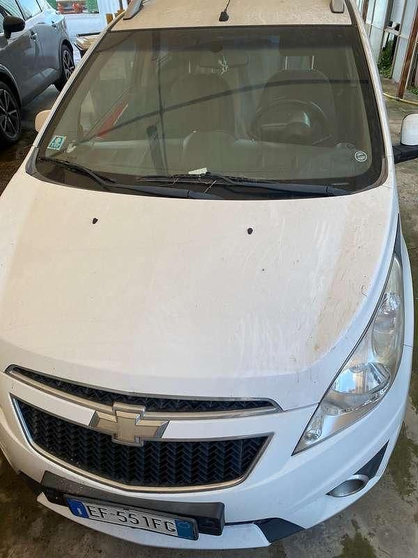Usata Chevrolet Spark LS 82 CV (60 kW) 2010 Bianco Utilitaria