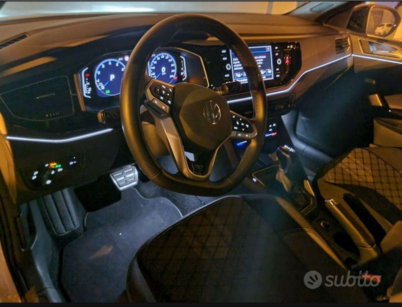 Usata VW Taigo R-line 110 CV (80 kW) 2022 Bianco SUV