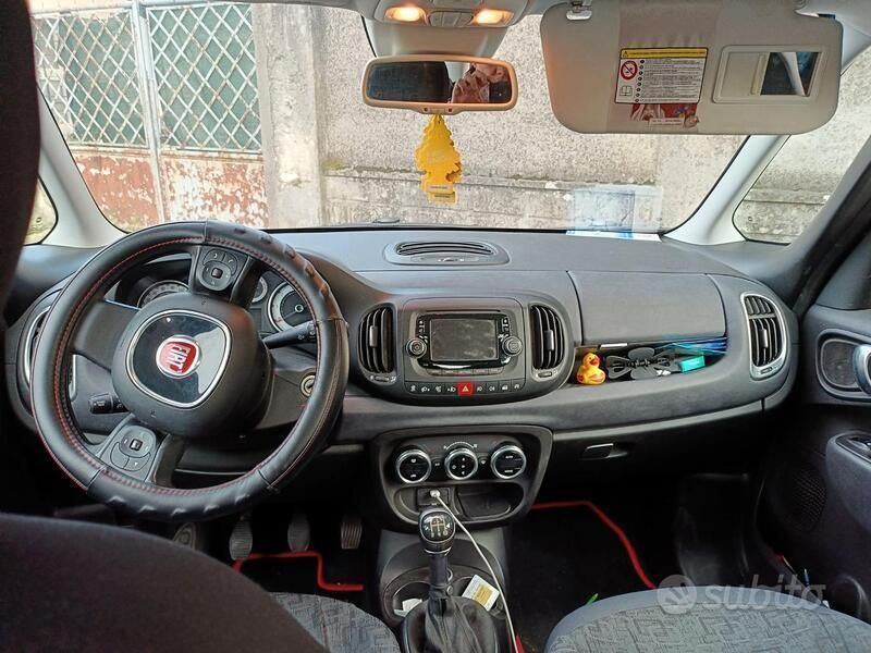 Usata Fiat 500L 85 CV (62 kW) 2013 Rosso Monovolume